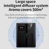 Air Purifier Wall Mount Hotel Aroma Diffuser 160ml Fan-Shaped Interior Fan for Lobby Spa Spa Room Office Aromatherapy Machine