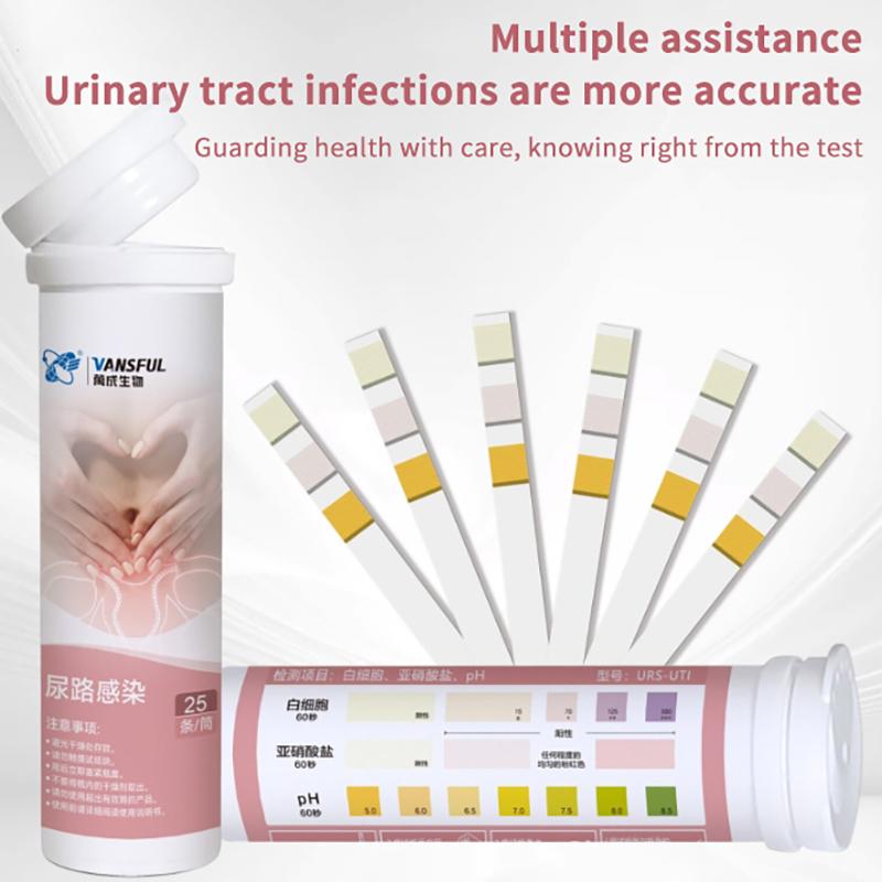 25Pcs/Bottle Test Urine Protein Test Strips Kidney Urinary Tract Infection Check Test Strips