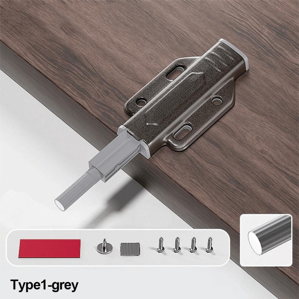 Plastic Cabinet Catches Damper Quiet Close Noise Reduction Hidden Cabinet Rebounding Device Drawer Soft Close Damper Closer