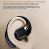 P-Q10 AI Smart Translation Earbuds BT Headset Digital Display Hanging Ear Wireless Earphones - Cyan