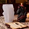 Horse Head Silicone Molds Food Grade Silicone Heat Resistant Multipurpose Silicone Mould for Epoxy Resin Candle Soap