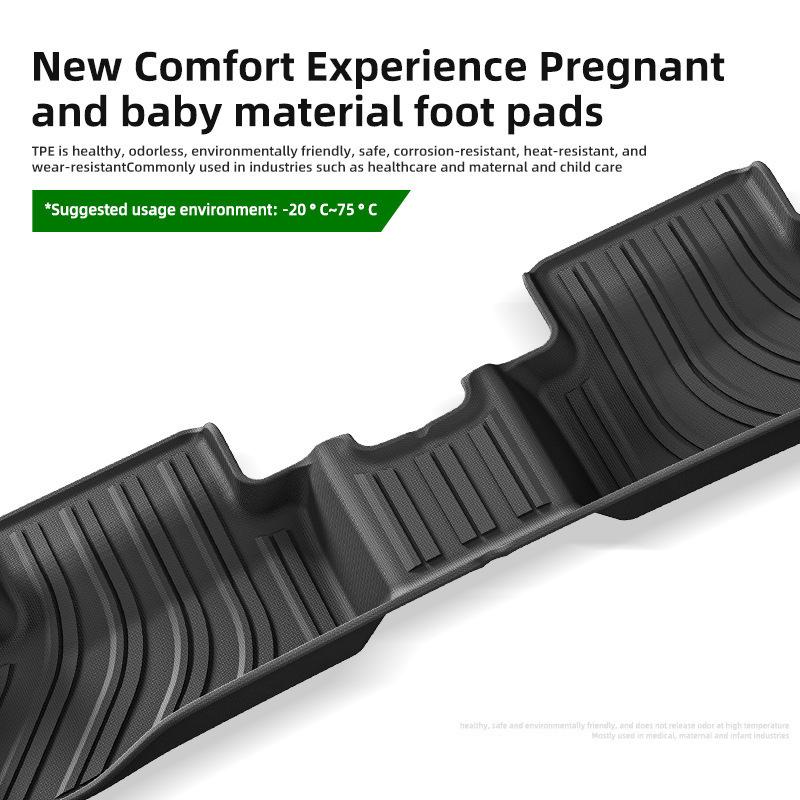 Dedicated TPE Floor Mats & Trunk Liner for 2020-2024 Toyota Yaris Cars