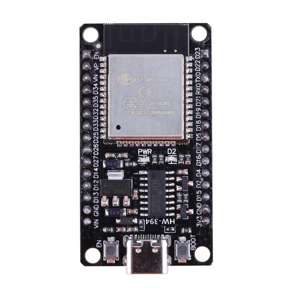

100-1ШТ ESP-WROOM-32 ESP 32 ESP-32 Плата розробки CH340C Type-C WiFi+BT Низьке енергоспоживання Двоядерний модуль бездротового зв язку