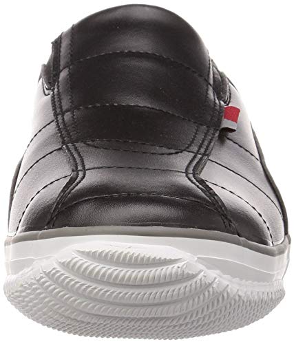 K-WORK Safety Sneakers with Heel Tucks, Toe Cap, Safety Peco SS3-BK-LL, Men's, Black, Sizes 26.5-27.0 cm
