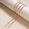 Fashion Non-slip Glasses Chains Hollow Metal Diamond Beads Sunglasses Lanyard Mask Lanyard Eyeglass Lanyard Women Men