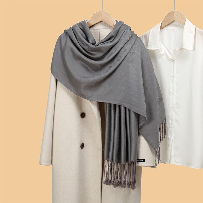 Luxury Thick Cashmere Scarf Women Print New Wraps Pashmina Travel Poncho Warm Blanket Winter Bufanda Shawl Female Stoles