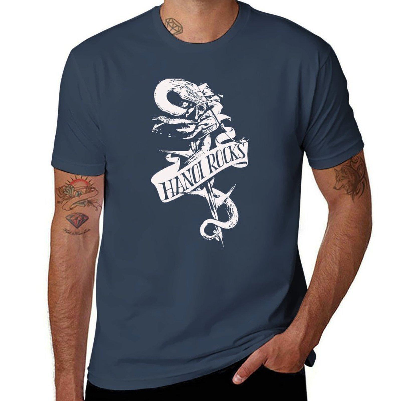 Hanoi Rocks Tshirt Sweat Absorbing Sports Tee Shirt S