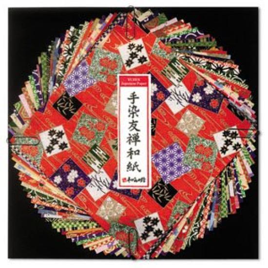Taniguchi Shoudo Origami Yuzen Washi 30 CW051 Hand-dyed Paper, Sheets, Medium,