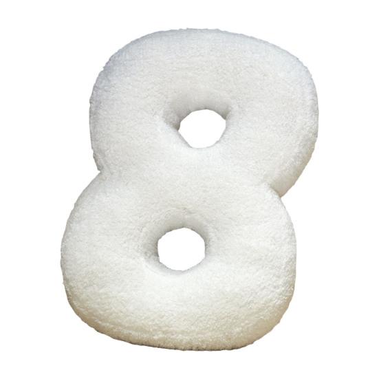 Alphabet Letter Shape Pillow PP Cotton Filled Car Seat Cushion Soft Fabric