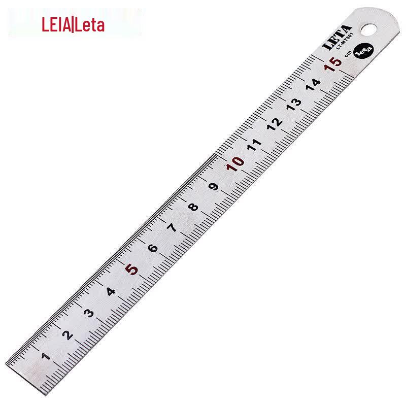 LETA 15cm Stainless Steel Straight Ruler