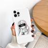 Aufkleber Anime Mädchen TPU Fall für iPhone XR 7 8 14 15 11 12 13 X XS Pro Max Xiaomi Redmi 13C Hinweis 9 Samsung A22 S23 S24 Ultra Plus VIVO