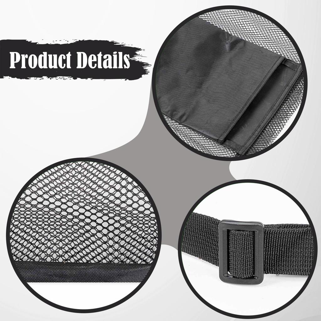 Large Mesh Mushroom Picking Bag for Outdoor Foraging 42x43cm with 45.7" Strap Foldable