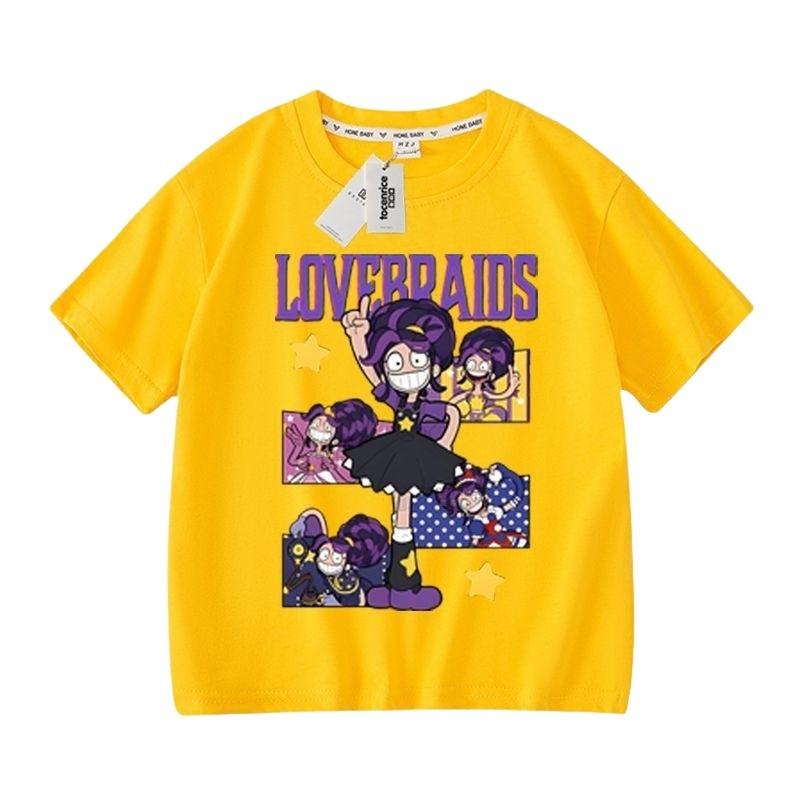 Kids Girls Lily Lovebraids Printed Short Sleeves T-Shirt Top