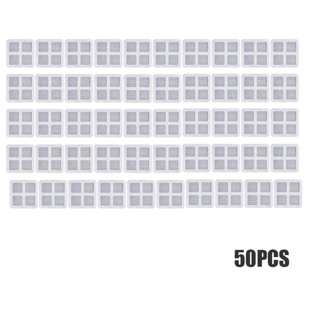 50/30/20/10 Pcs Disposable Hair Drain Stickers New Drain Mesh Strainer for Bathroom Laundry Bathtub Kitchen