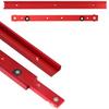 2pcs 30 Type T-track & Miter Bar Slider T-slot Connector Aluminum Alloy Woodworking Chute Rail DIY Carpentry Tools