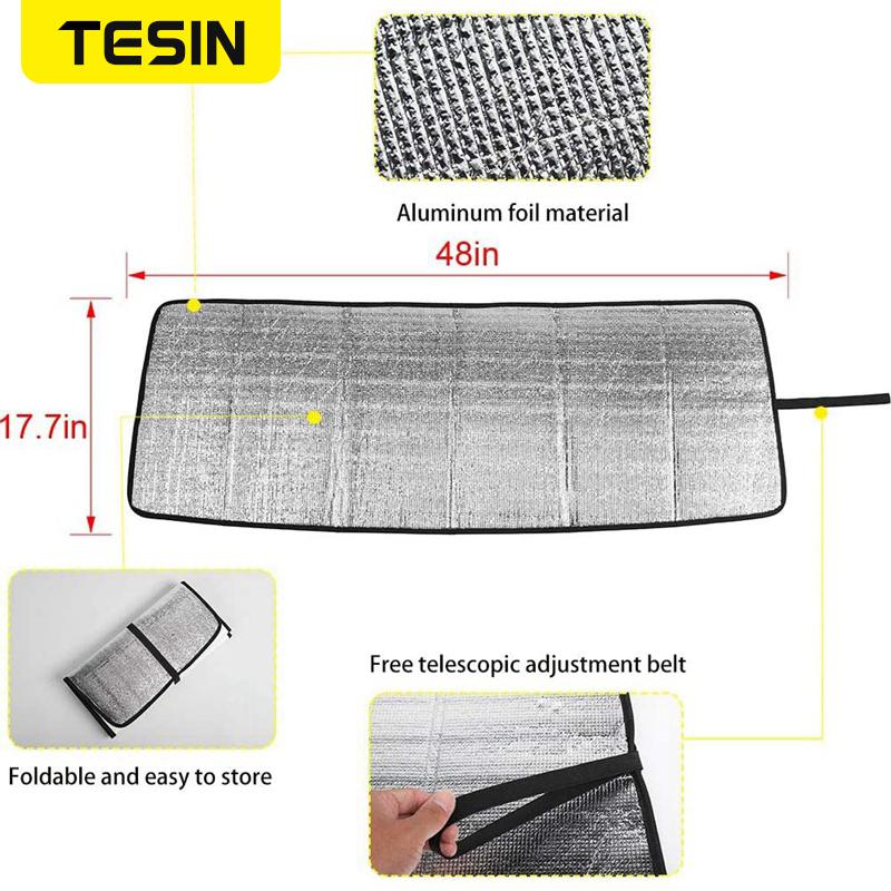 TESIN Windshield Sunshades for Suzuki Jimny JB74 + Car Front Windshield Sun Visor Cover Accessories for Suzuki Jimny