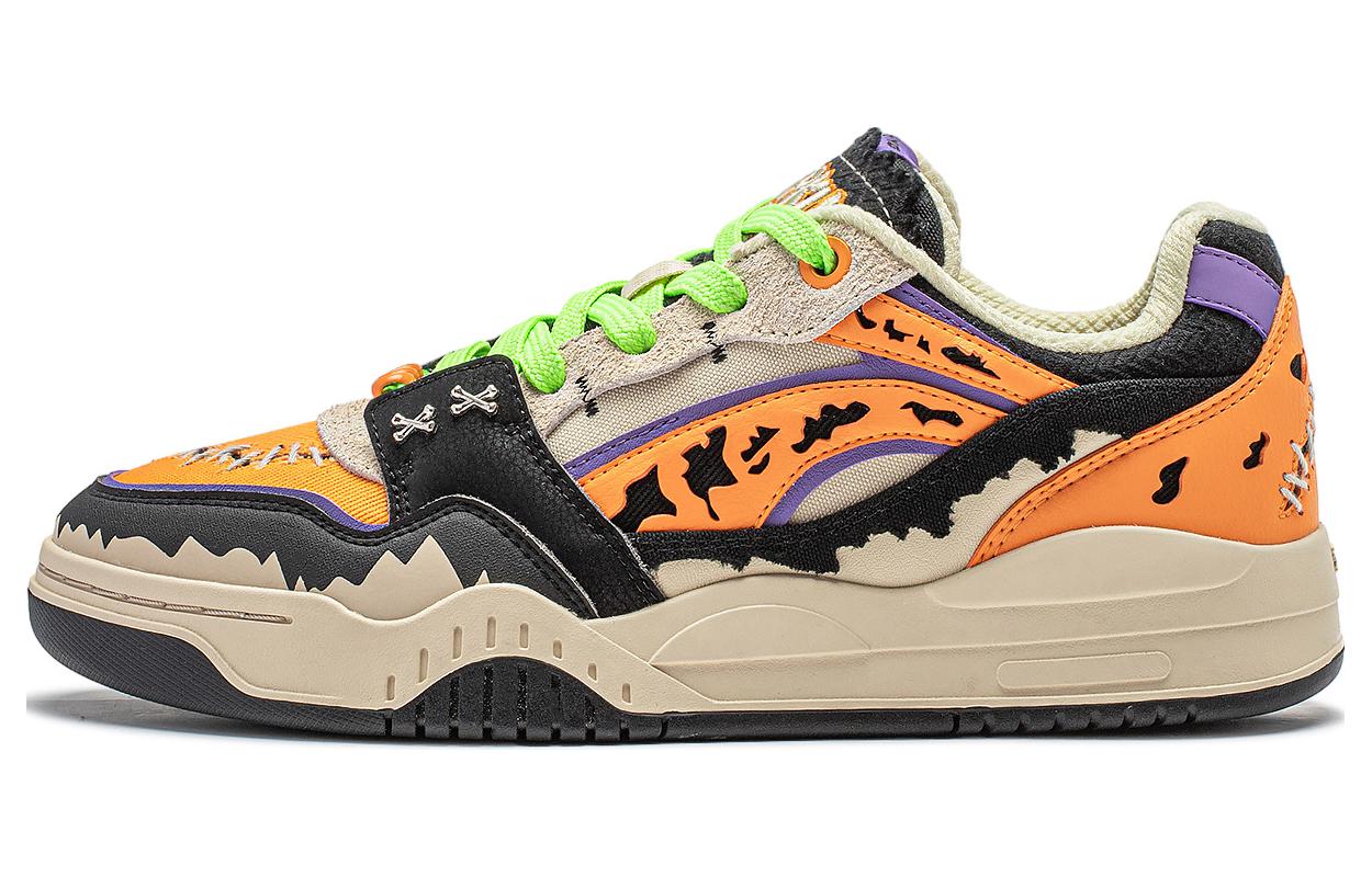 Li Ning Yuebai Wonder Night Непослушные Приключения Нескользящие И Дышащие Низкие Кеды Для Скейтборда Унисекс AGCS427-17 36