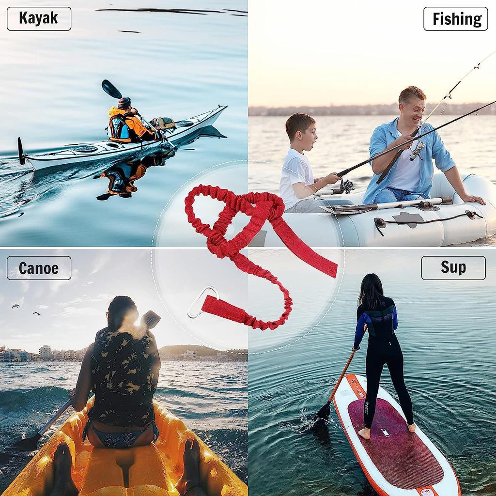 Kayak Paddling Fixed Strap Elastic Link Strap Suitable for Kayaks, Canoes, Fishing Rods and Other Fixed Strap Strap Accessories