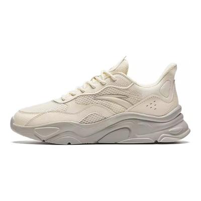 Buty sportowe damskie amortyzujące wstrząsy, odporne na ścieranie, z niską cholewką, casualowe, beżowe 922348826-12