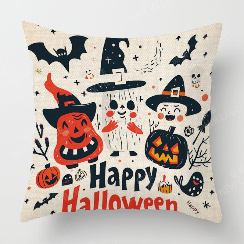 Decorative Cushion Home Living Room Decor Throw Pillow Cover Pillowcase Halloween Autumn