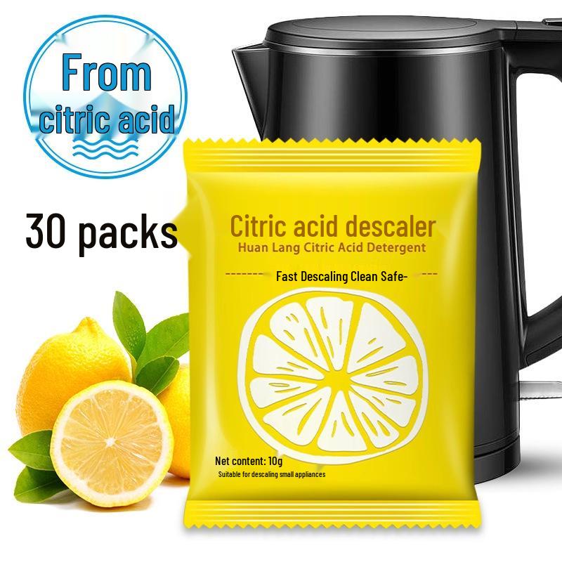 Citric Acid Descaler - Limescale & Tea Stain Remover for Electric Kettles and Water Heaters