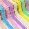 10 Yards 10 Yards Length Elastic Lace Ribbon Colorful Pattern 20mm Width Stretch Lace Trim Stretchy Material Elastic Weave