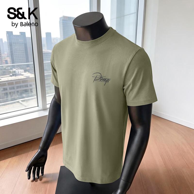 

Baleno Men s S&K Series Cotton Short Sleeve T-Shirt 4XL
