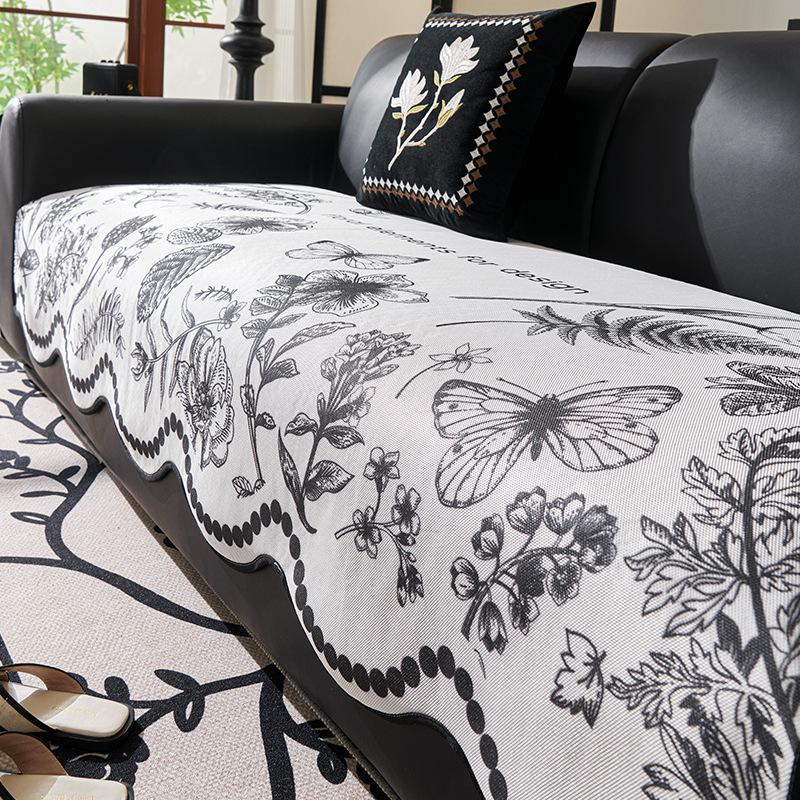 Summer Irregular Shaped Sofa Cushion Non-Slip Sofa Summer Mat High-Grade Sofa Cover Towel Anti-Scratching