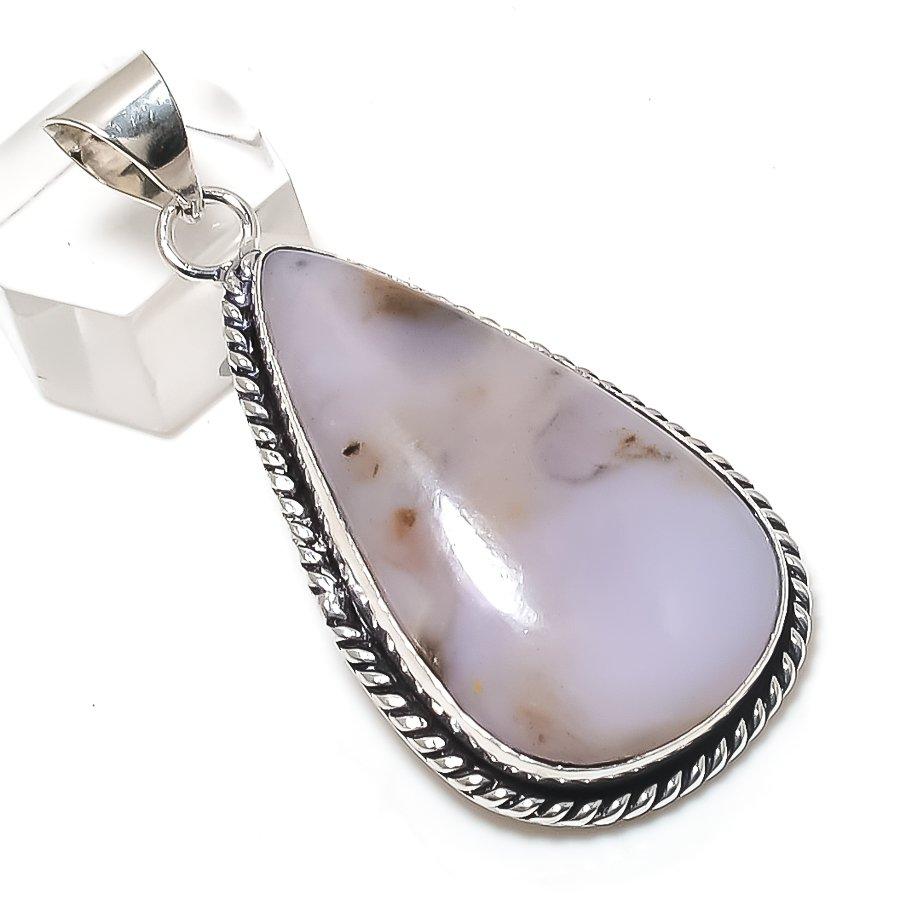 

Pink Opal Gemstone 925 Sterling Silver Jewelry Pendant 2.36