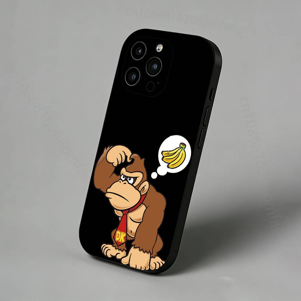 Spiel D-Donkey Kong Affe Schlank Rückseite Handyhülle für iPhone 17,16,15,14,13,12,11 Pro,Max,Plus,X,XS,XR,SE,Mini Schutzhülle