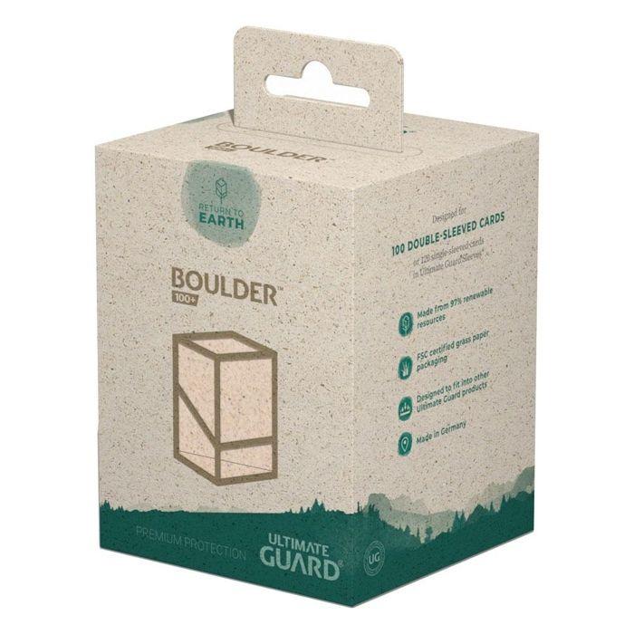 Ultimate guard - ultimate guard - boulder deck case return to earth 100+ taille standard natural