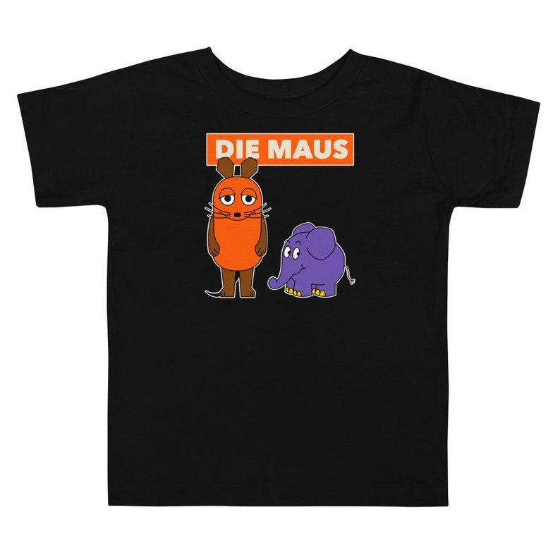 Sendung mit der Maus Toddler Tee - Retro 80s German Cartoon 140