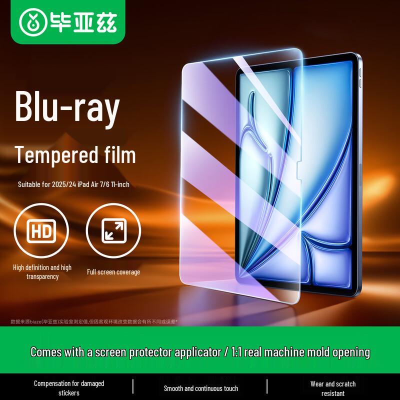 Biaze Tempered Glass Screen Protector for Apple iPad