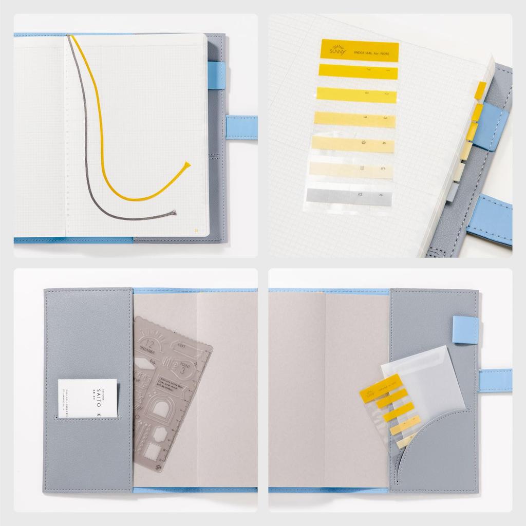 Iroha Publishing 2025 SUNNY TRAD Daily Planner April B6 (Starting 2025, Size) [Butter Yellow] L-LSDT-40