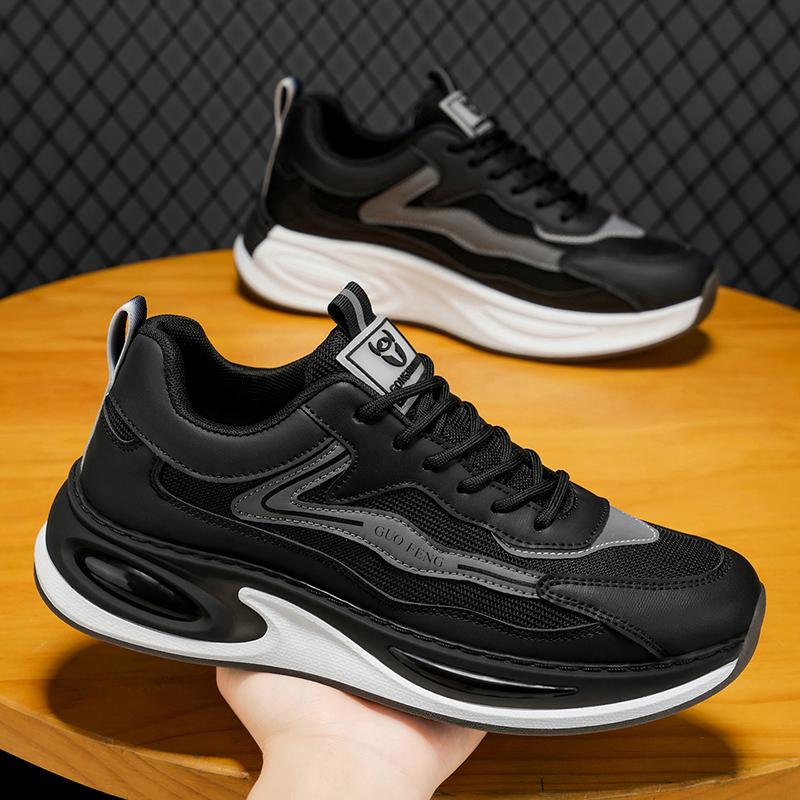 Nowa Moda Męskie Cztery Pory Roku Wygodne Buty na Grubej Podeszwie Studenci Chłopcy Modne Miękka Podeszwa Oddychające Casualowe Sneakersy do Biegania