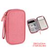 Compact Portable Cable Storage Pouch with Zipper Closure and Multiple Compartments