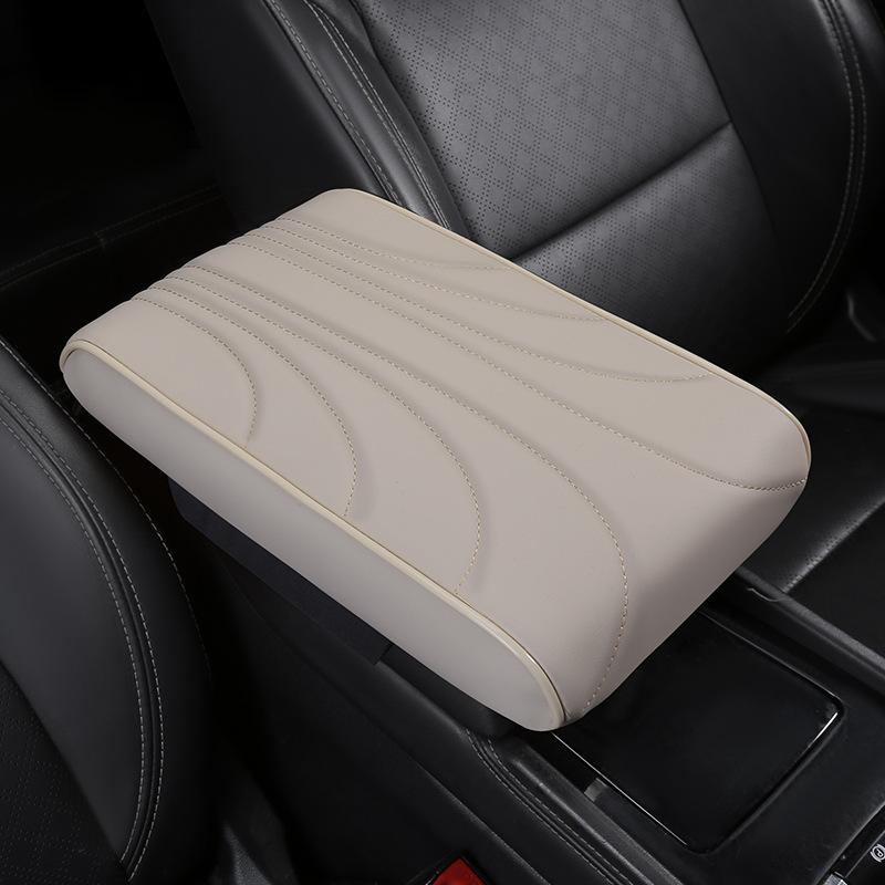 

Автомобильный подлокотник Бокс Подушка для высоты Поддержка локтя Автомобильный подлокотник Центральный подлокотник One Size бежевый