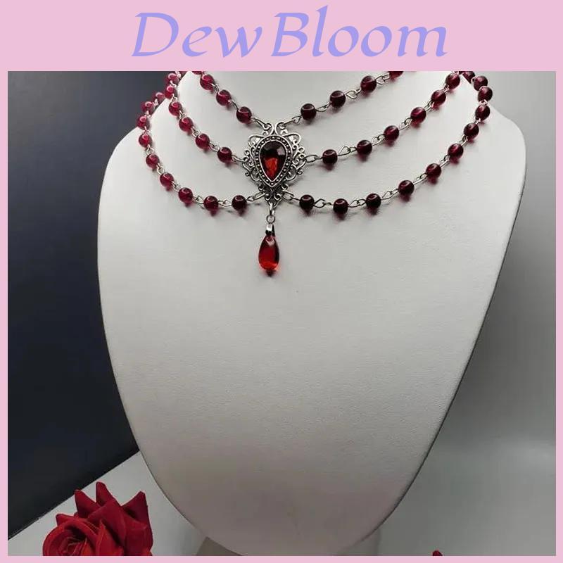 Victorian Charm Jewelry Necklace With Alloy Pendant For Romantic Women