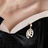 Bo Xin Yun Zirconia Color Palette Brooch - Creative Art Gift Pin & Clothing Accessory Corsage.