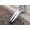 Japanese Long Tube Lolita Stockings, Bow White Sexy Women's Thigh Socks, Velvet High Stockings