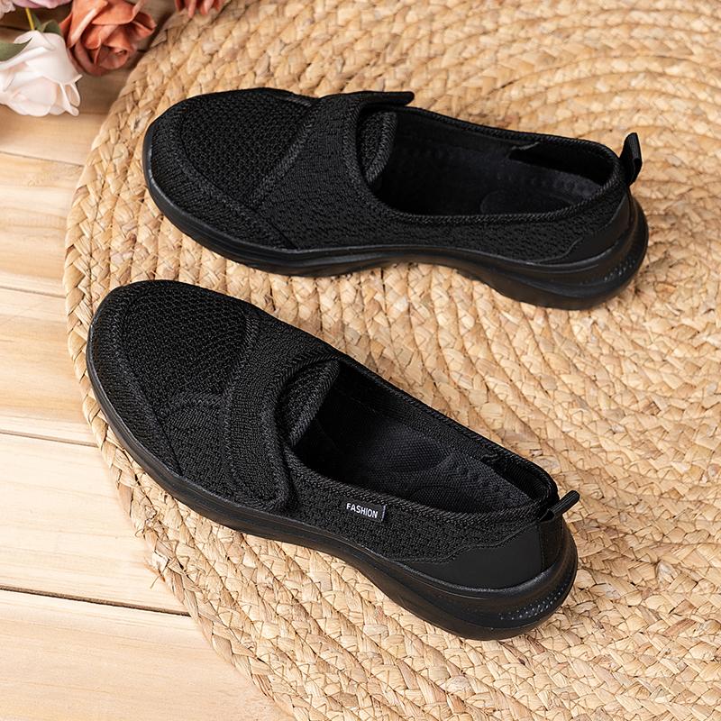 Beige Women Mesh Casual Shoes Non-Slip Breathable Hiking Shoes Wear-Resistant Lightweight Walking Shoes for Indoor Outdoor 42