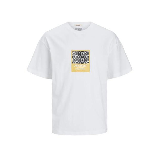 

Jack & Jones Футболка с коротким рукавом Mykonos Geo Front M