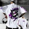 2026 Pokémon Anime Gengar Peripherie Neu Bedrucktes Kurzarm Herren und Damen Locker Sportlich Bequem Baumwolle Paar T-Shirt