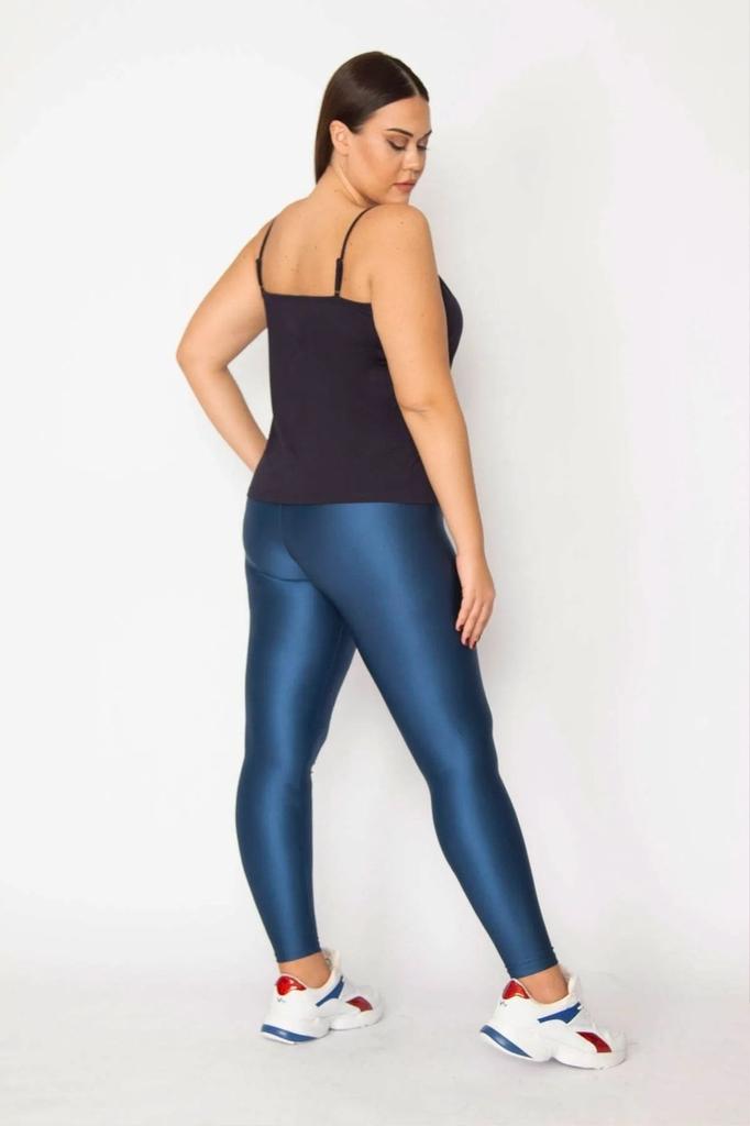 Women's Style Plus Size Leggings Big Size Shiny Disco Tights