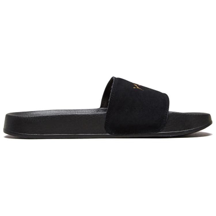 New PUMA Leadcat Suede Slide 'Black Team Gold' 365758-01