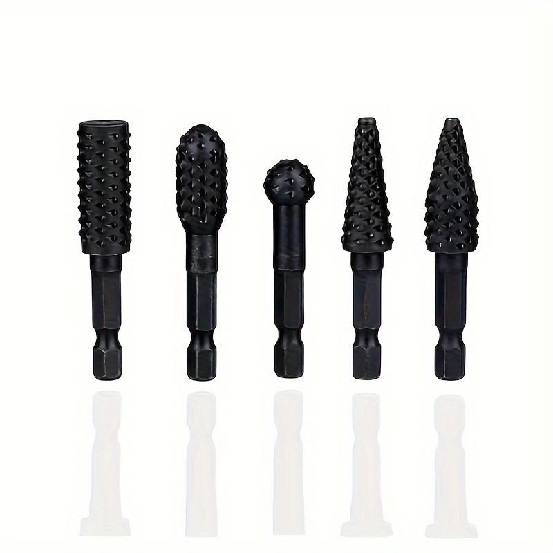 

Набор ротационных рашпилей 5 шт./10 шт., напильник для резьбы по дереву, рашпиль, сверла, хвостовик 1/4 , набор ротационных рашпилей, подходит для DIY деревообработки