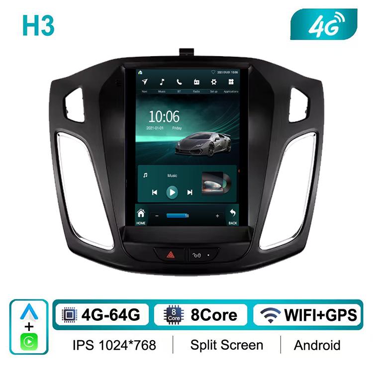 Ford Focus MK3 3rd Gen Android Car Navigation System with HD GPS, Reverse Camera & CarPlay Integration