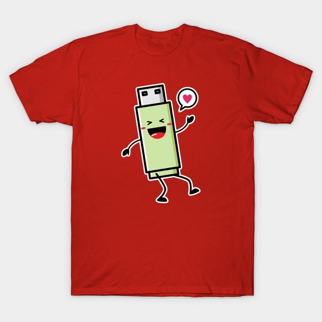 Unisex Fashion TShirt Cute Flashdisk Print TShirt Plus Size XS-6XL T-Shirt 100%Cotton Tops O Neck Short Sleeve Tees