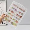 Empty Press On Nails Storage Box False Nail Packaging Set For Manicure Organizer Nail Supplies With Double-sided Adhesive Tape