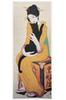 Ukiyo-e Hand Towel from All Over the World, Yumeji Takehisa, Kurofuneya